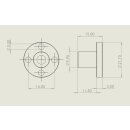 Trapezspindel D6 x 1mm Steigung Edelstahl mit Messingmutter