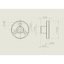 Trapezspindel D5 x 1mm Steigung Edelstahl mit Messingmutter