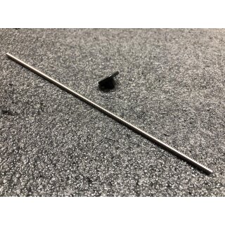 Trapezspindel D3,5 x 2mm Steigung Edelstahl mit POM mutter