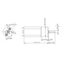 GM16 Getriebemotor 6V 1:63 130/min