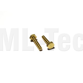 Sechskantschraube Messing gedreht M3x6mm 25 Stk.